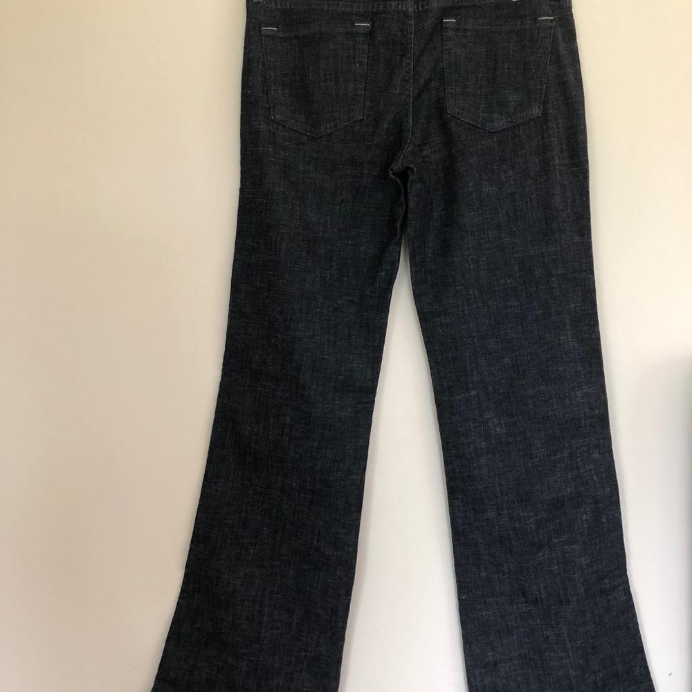 Flare dark wash denim jeans